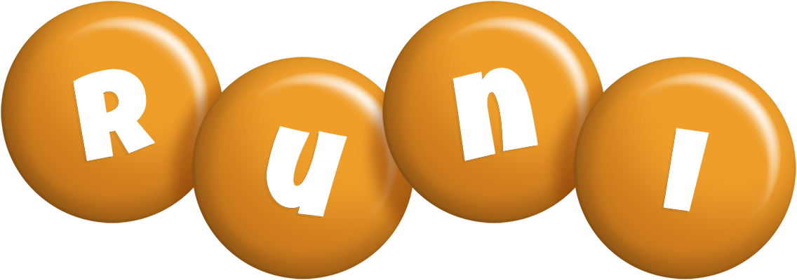 Runi candy-orange logo