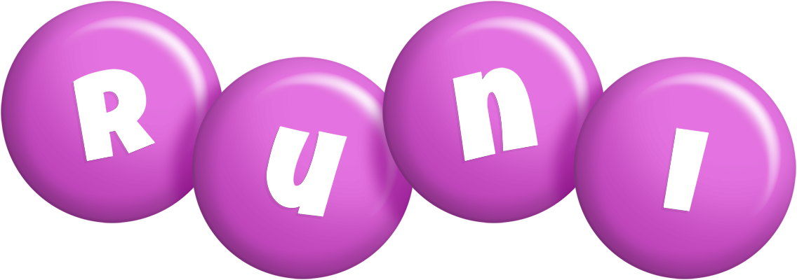 Runi candy-purple logo