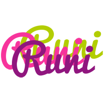 Runi flowers logo