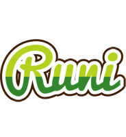 Runi golfing logo