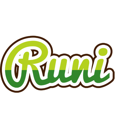 Runi golfing logo