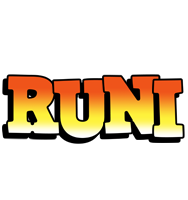 Runi sunset logo