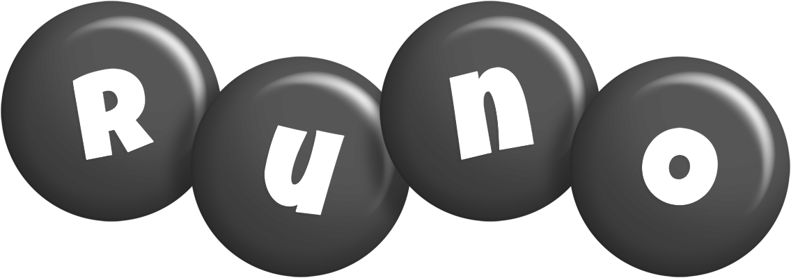 Runo candy-black logo