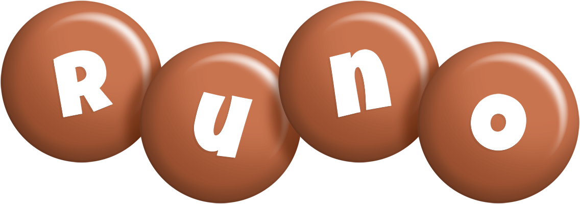 Runo candy-brown logo