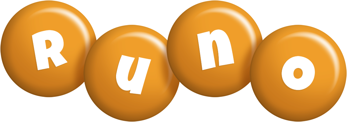 Runo candy-orange logo