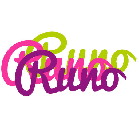 Runo flowers logo