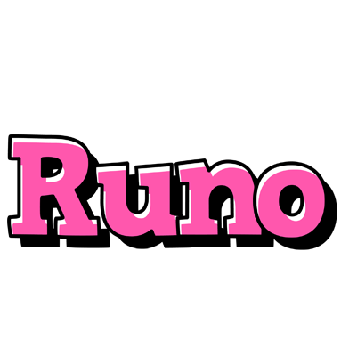 Runo girlish logo
