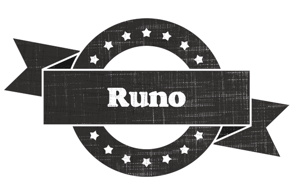 Runo grunge logo