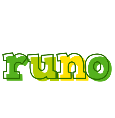 Runo juice logo