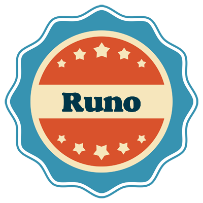 Runo labels logo