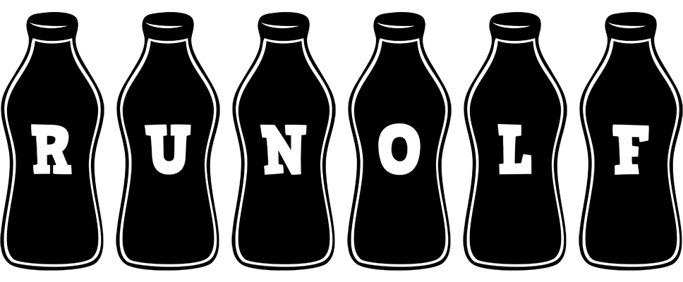 Runolf bottle logo