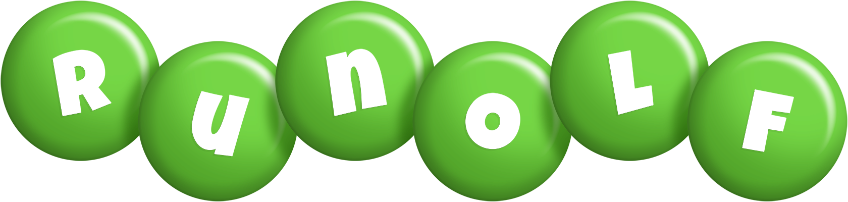 Runolf candy-green logo