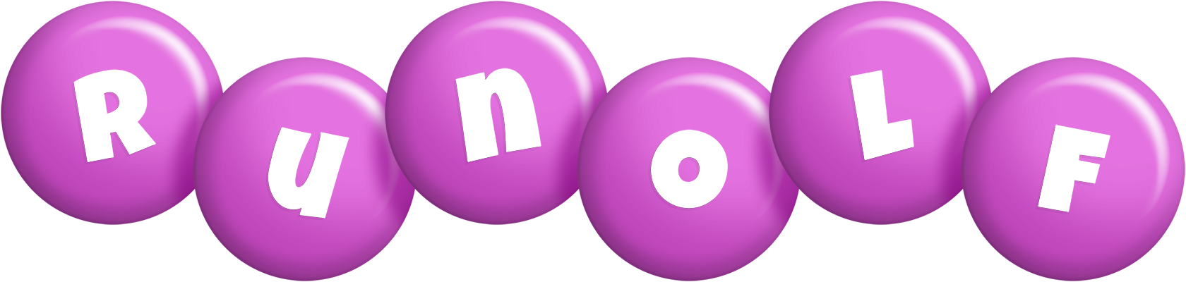 Runolf candy-purple logo