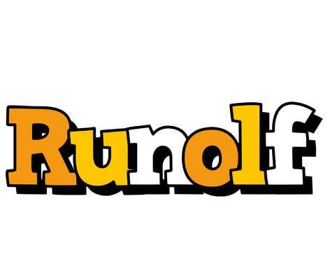 Runolf cartoon logo