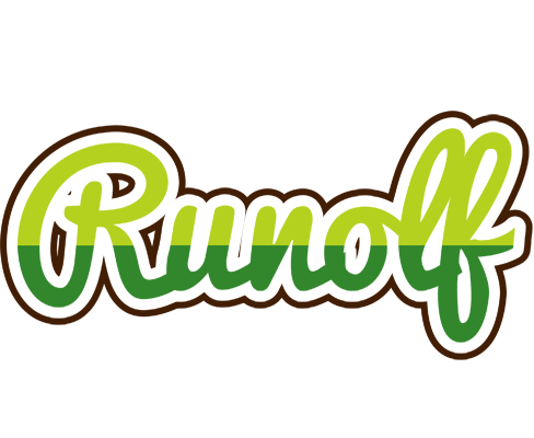 Runolf golfing logo