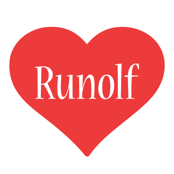 Runolf love logo