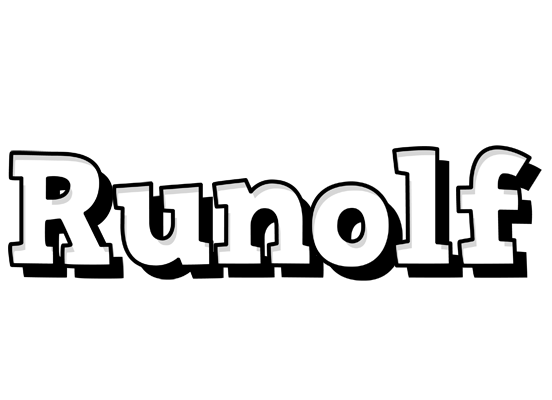 Runolf snowing logo