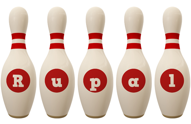 Rupal bowling-pin logo