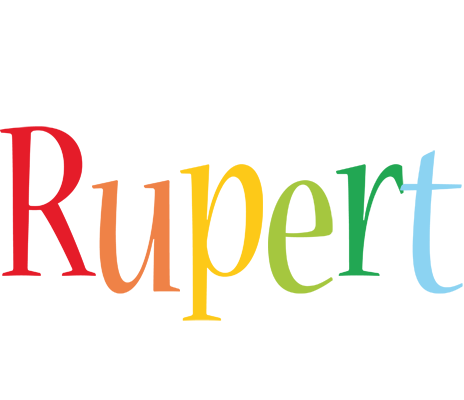 Rupert birthday logo