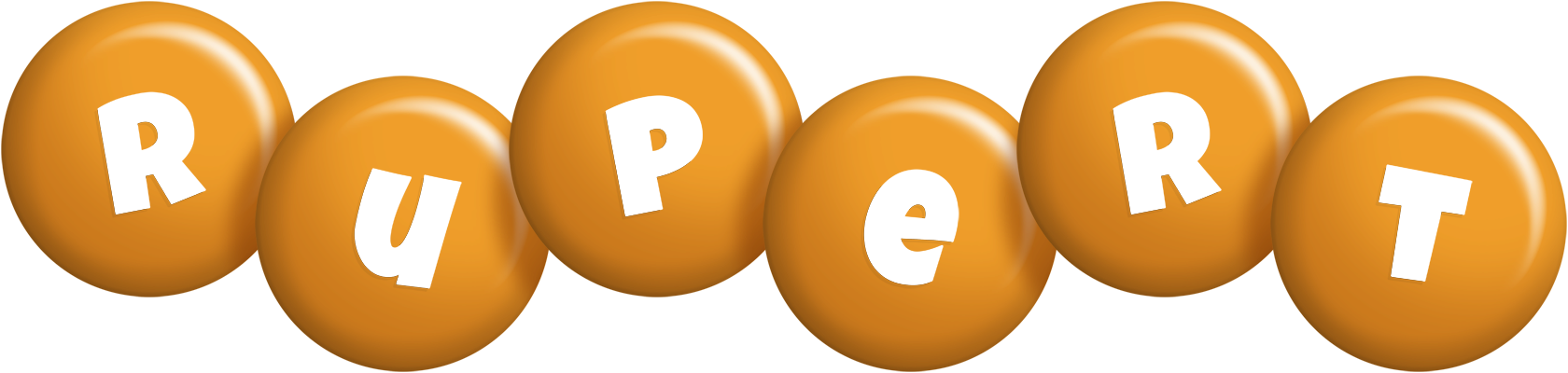 Rupert candy-orange logo