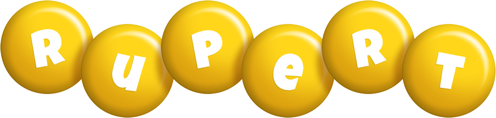 Rupert candy-yellow logo
