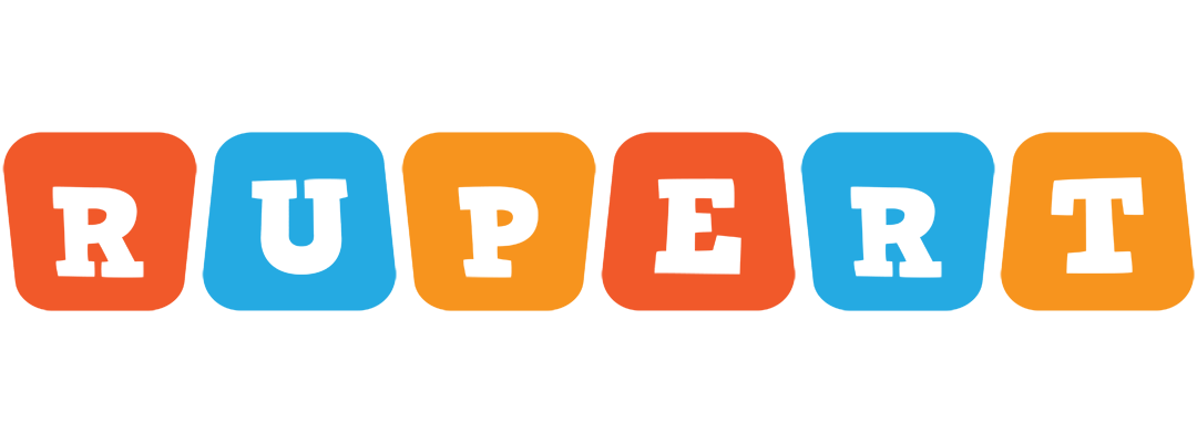 Rupert comics logo