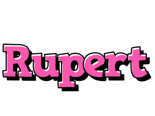 Rupert girlish logo