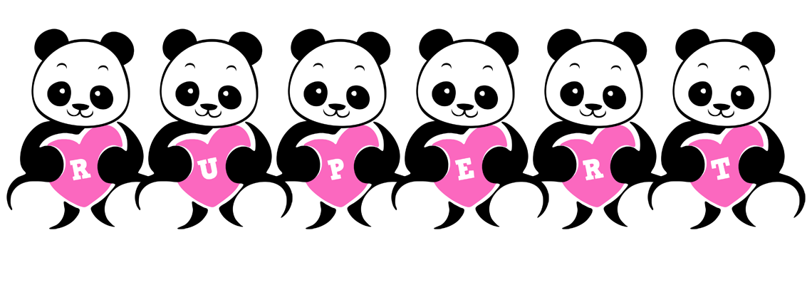Rupert love-panda logo