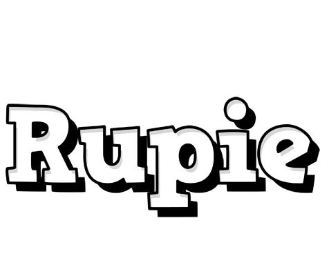 Rupie snowing logo