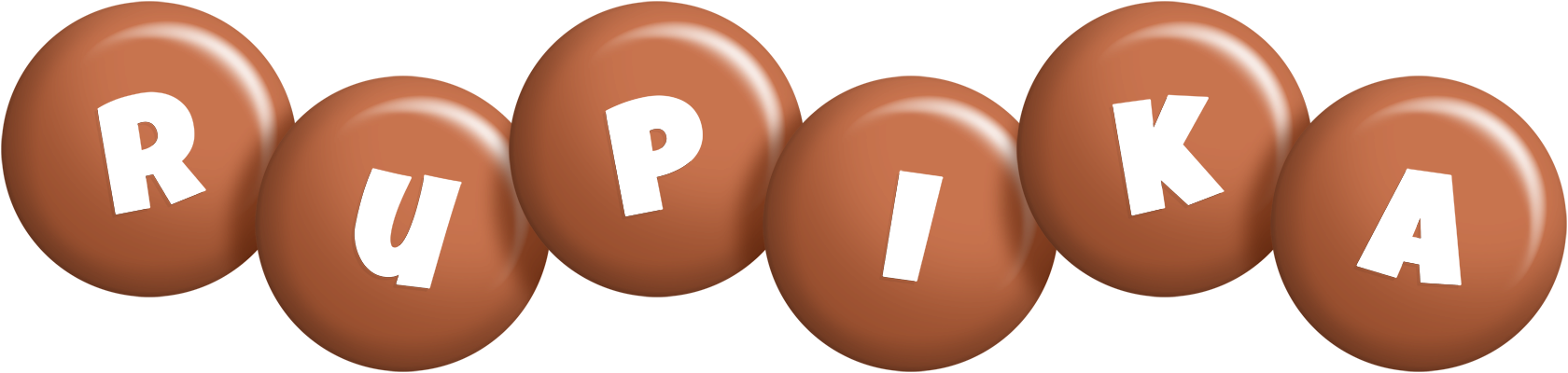 Rupika candy-brown logo