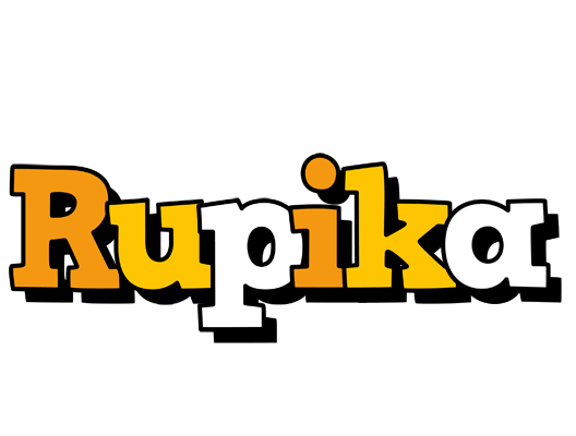 Rupika cartoon logo