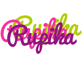 Rupika flowers logo