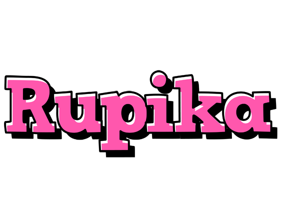 Rupika girlish logo