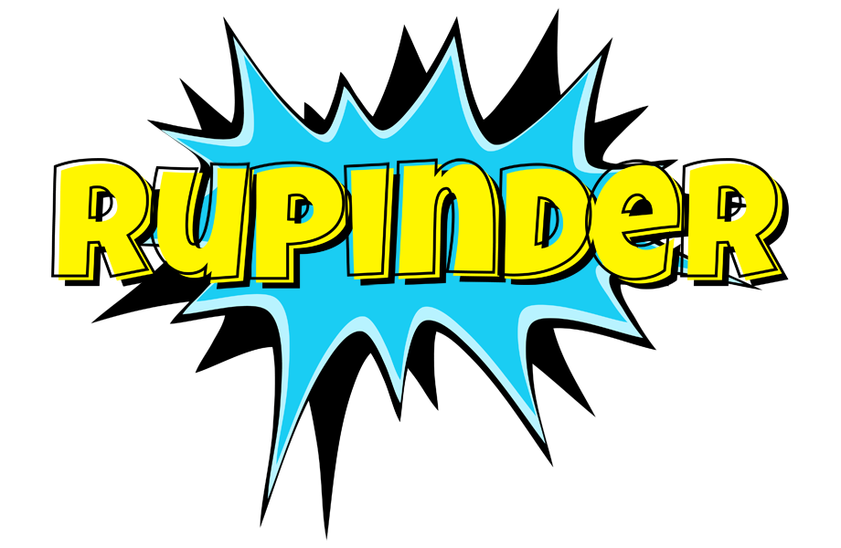 Rupinder amazing logo