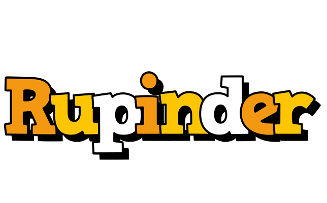 Rupinder cartoon logo