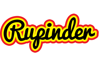 Rupinder flaming logo