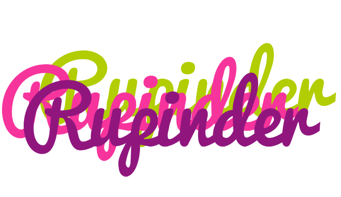 Rupinder flowers logo