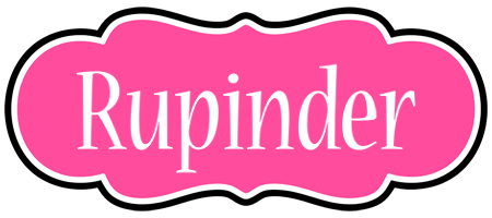 Rupinder invitation logo