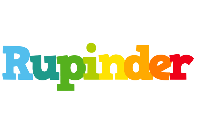 Rupinder rainbows logo