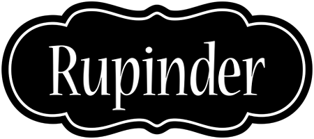 Rupinder welcome logo