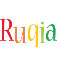 Ruqia birthday logo