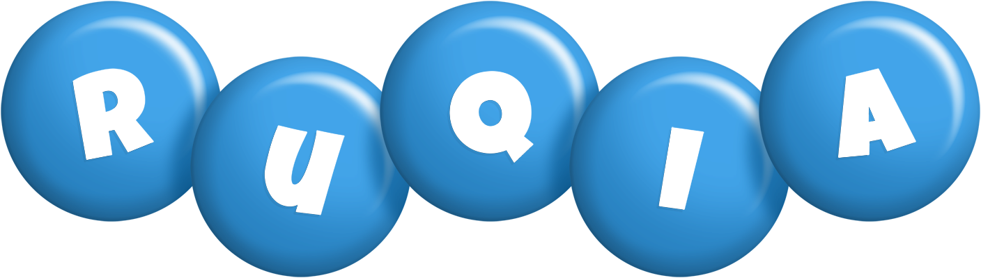 Ruqia candy-blue logo