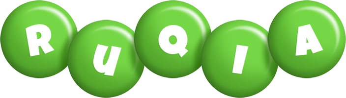 Ruqia candy-green logo