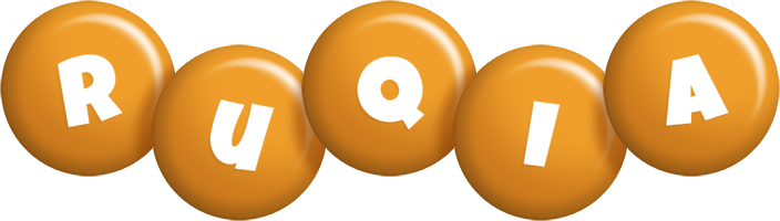 Ruqia candy-orange logo