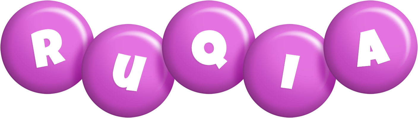 Ruqia candy-purple logo