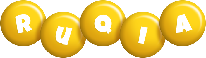 Ruqia candy-yellow logo