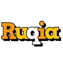 Ruqia cartoon logo