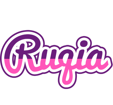 Ruqia cheerful logo