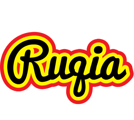 Ruqia flaming logo