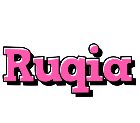 Ruqia girlish logo